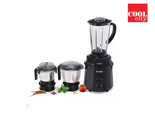 SUJATA 3 JAR MIXER SUPERMIX MIXER GRINDER BLACK